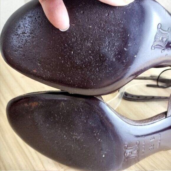 Celine Brown Leather Sandal 38B - Picture 5 of 10